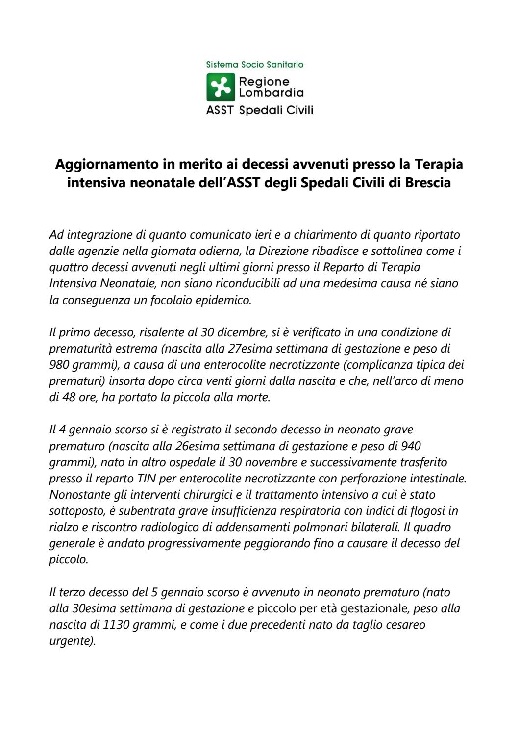 Risalente a quattro settimane