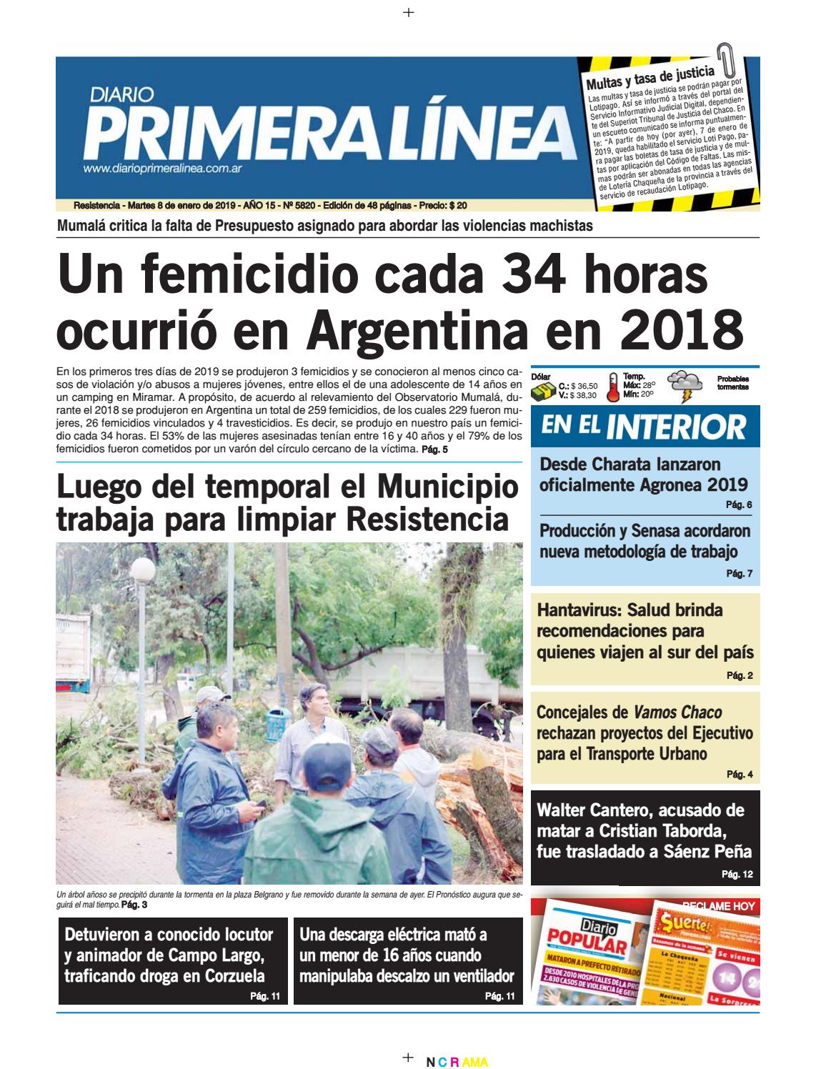 Primera Línea 5820 08-01-19 by Diario Primera Linea - Issuu