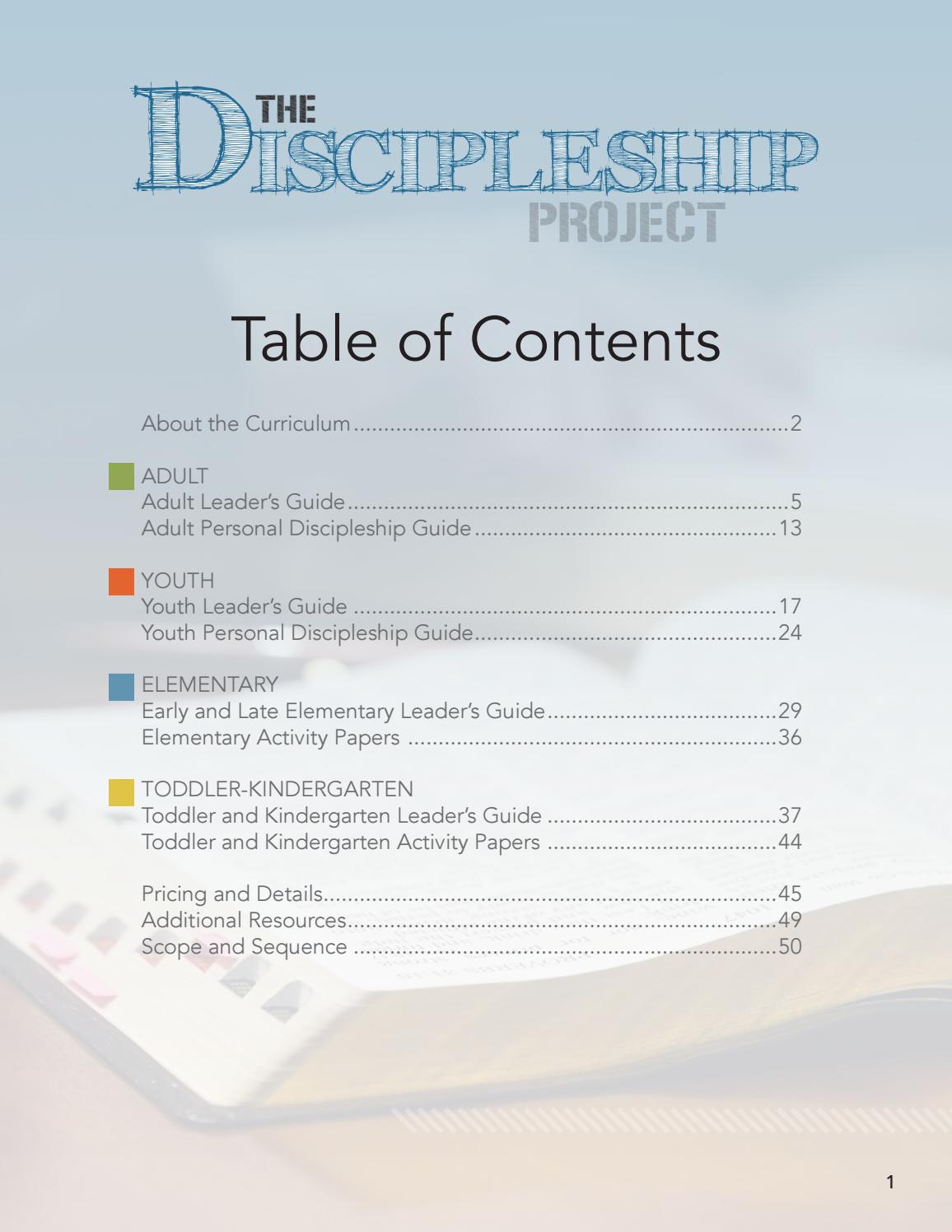 The Discipleship Project Preview by Pentecostal Life - Issuu