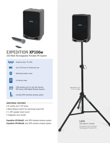 Samson Technologies Samson Portable PA 家具目录 2018 第 5 页