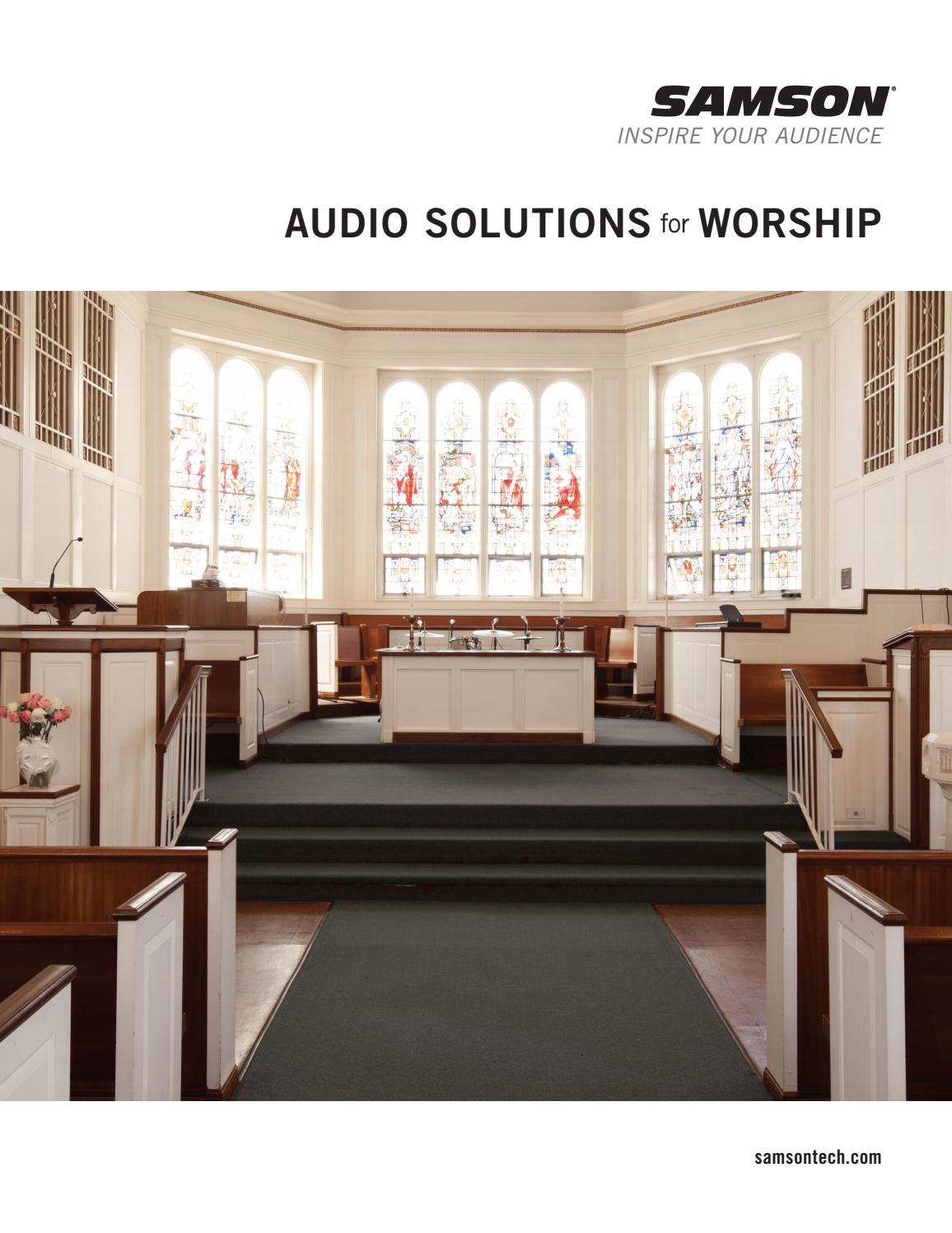 Samson House of Worship Products Catalog by Samson Technologies Issuu