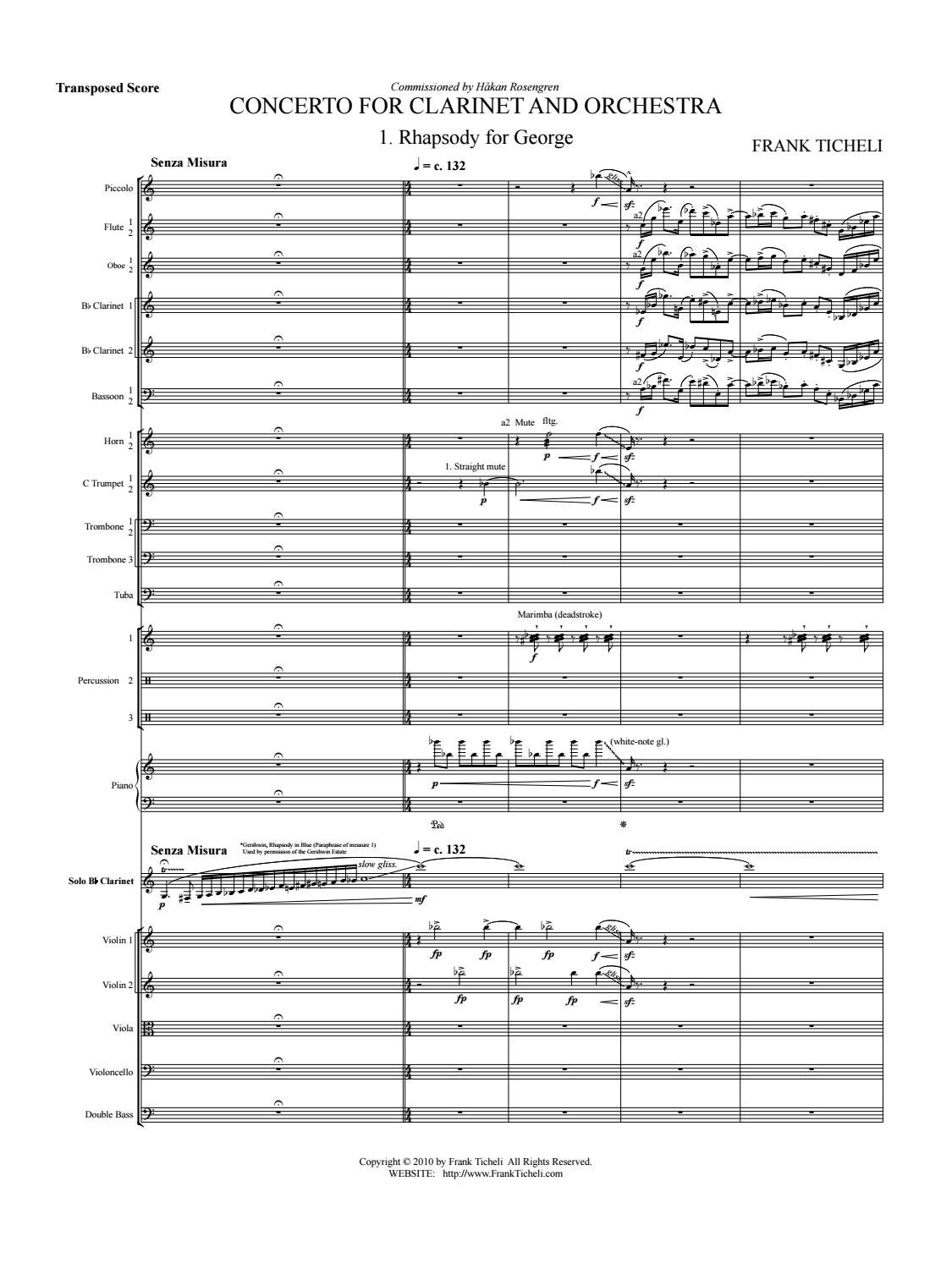Concerto for and Orchestra by Frank Ticheli by Manhattan Beach