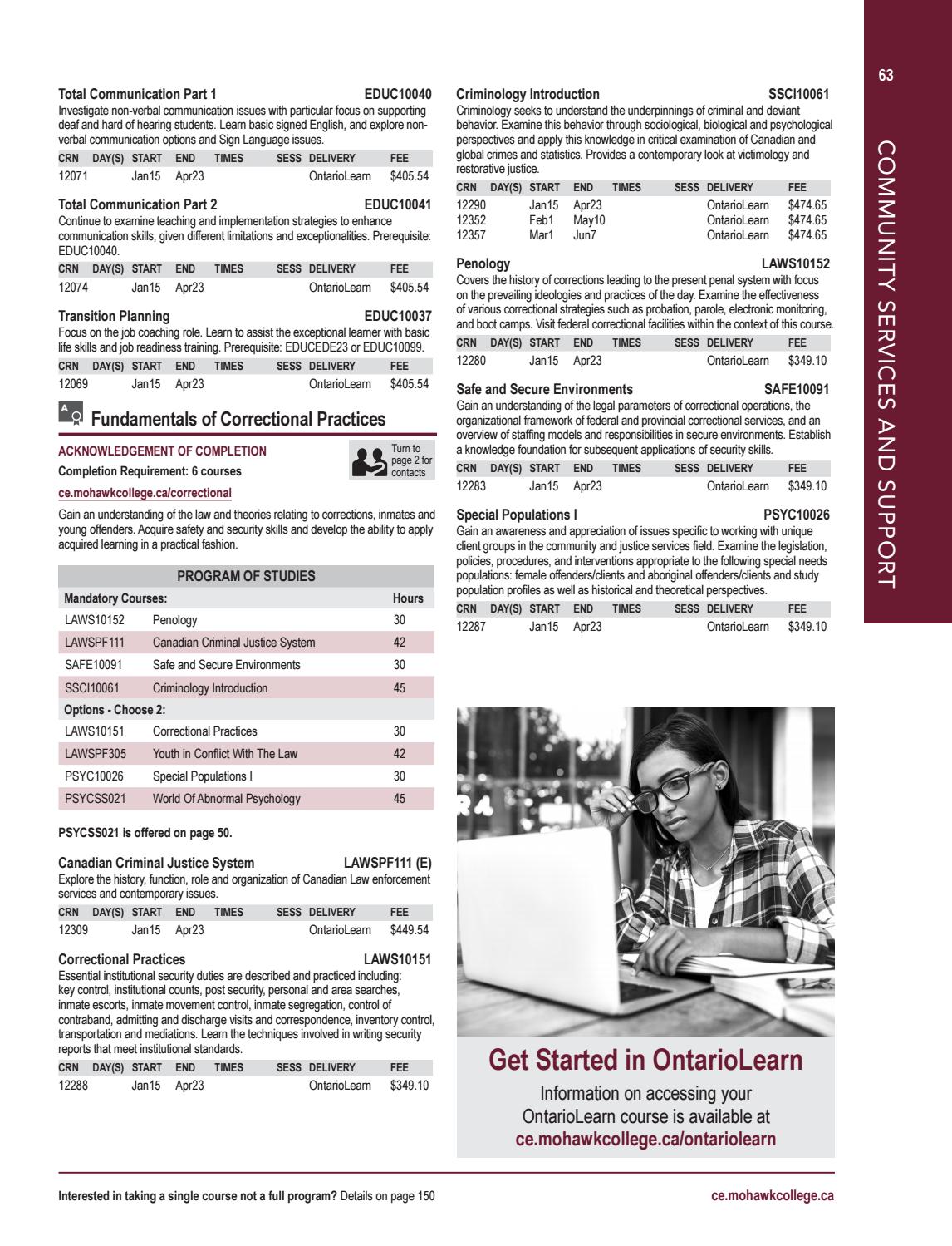 Mohawk College Continuing Education Catalogue Winter 2019 by Mohawk