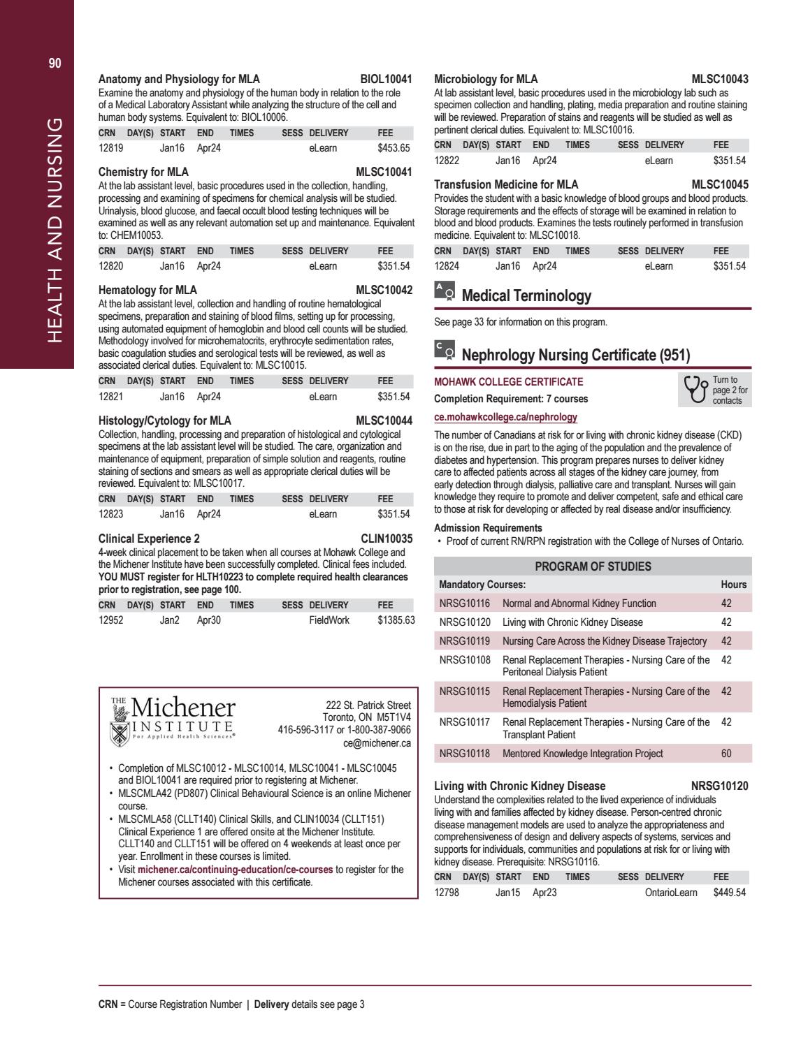 Mohawk College Continuing Education Catalogue Winter 2019 by Mohawk