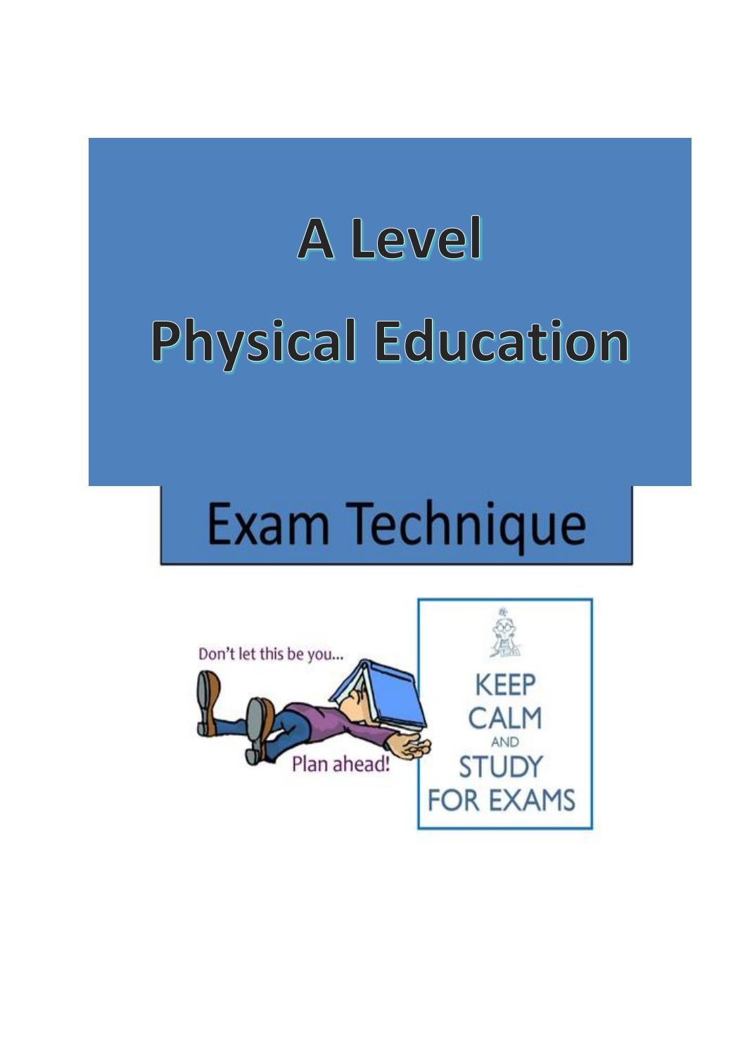 A Level PE Exam Technique Booklet by Ullswater Community College Issuu
