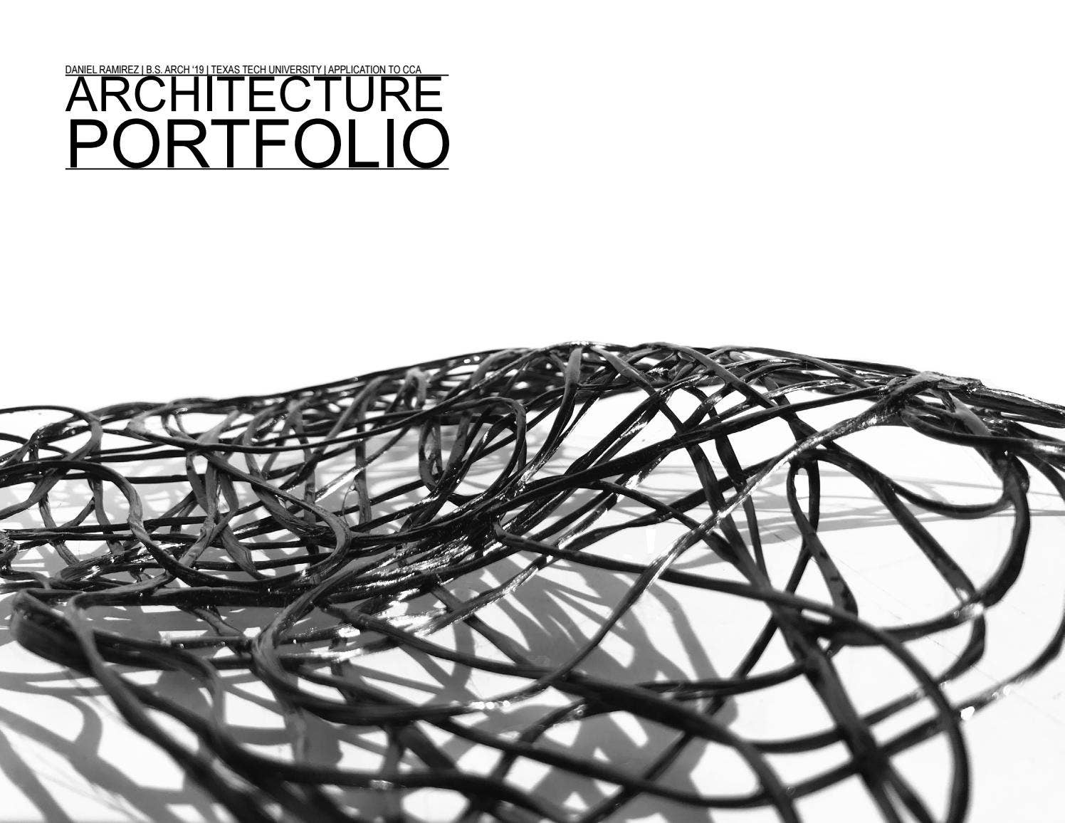 Daniel Ramirez Architecture Portfolio for M.Arch 1 Application by DRrr ...