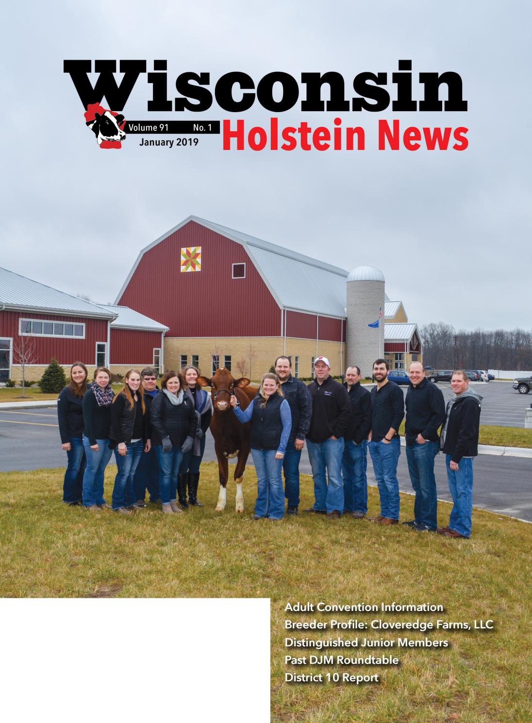 Wisconsin Holstein News January 2019 by Wisconsin Holstein News Issuu