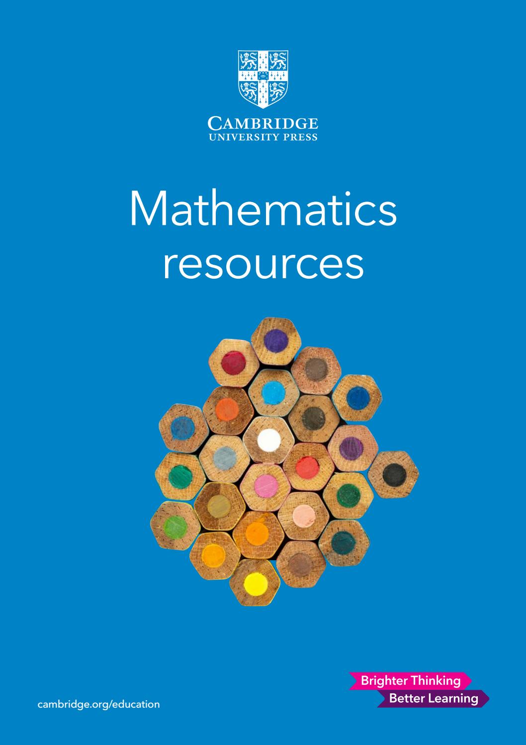 Maths 2019 Catalogue by Cambridge University Press Education Issuu