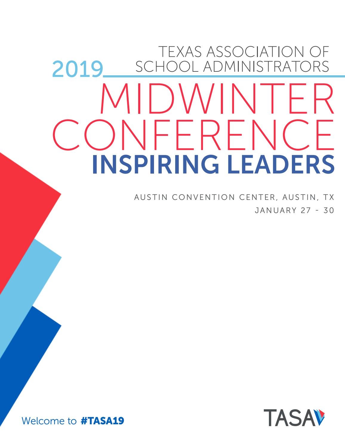 2019 Midwinter Conference Program By Texas Association Of School Administrators Issuu