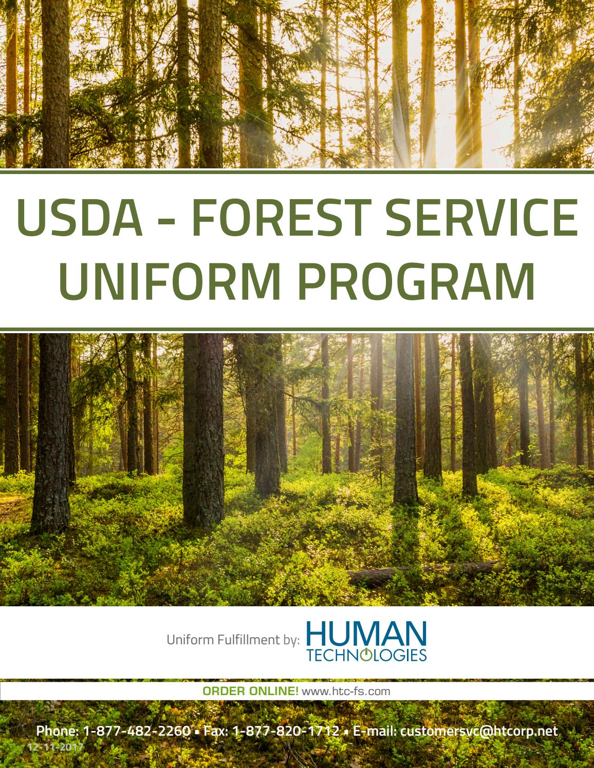 USDA Forest Service Uniform Program NP by Human Technologies Issuu