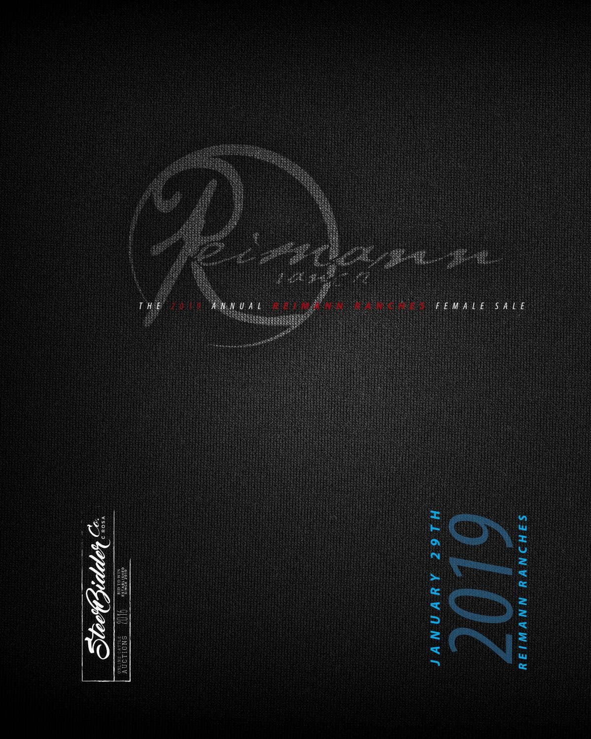 Reimann Ranch Bred Heifers 2019 by Chris Rosa - Issuu