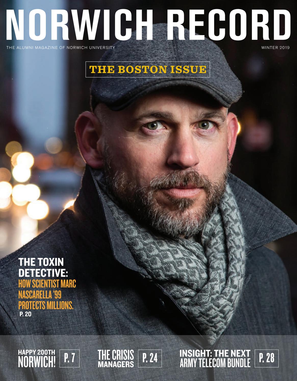 Norwich Record Winter 2019 By Norwich University Issuu
