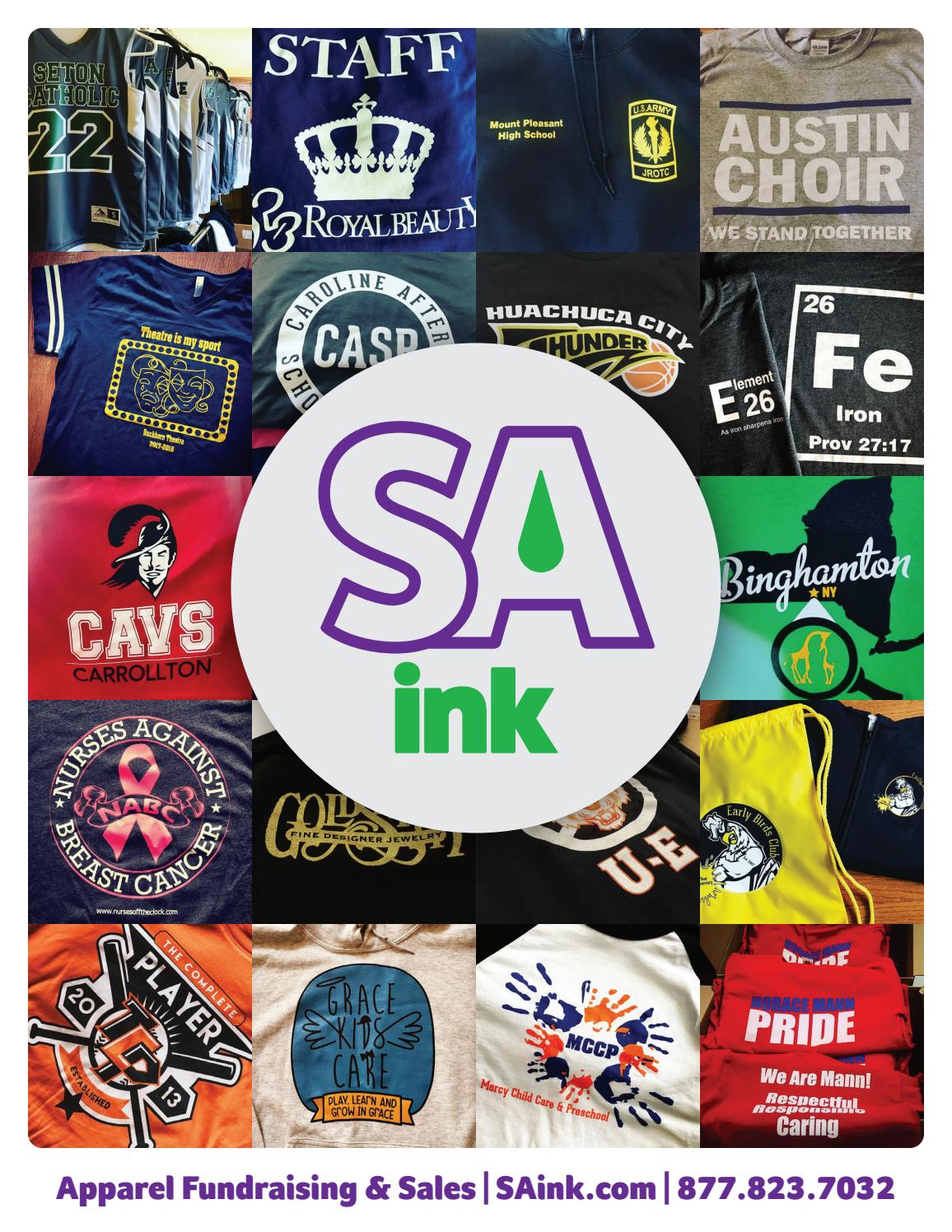 SA ink Apparel Apparel Fundraising & Sales by SaveAround Issuu
