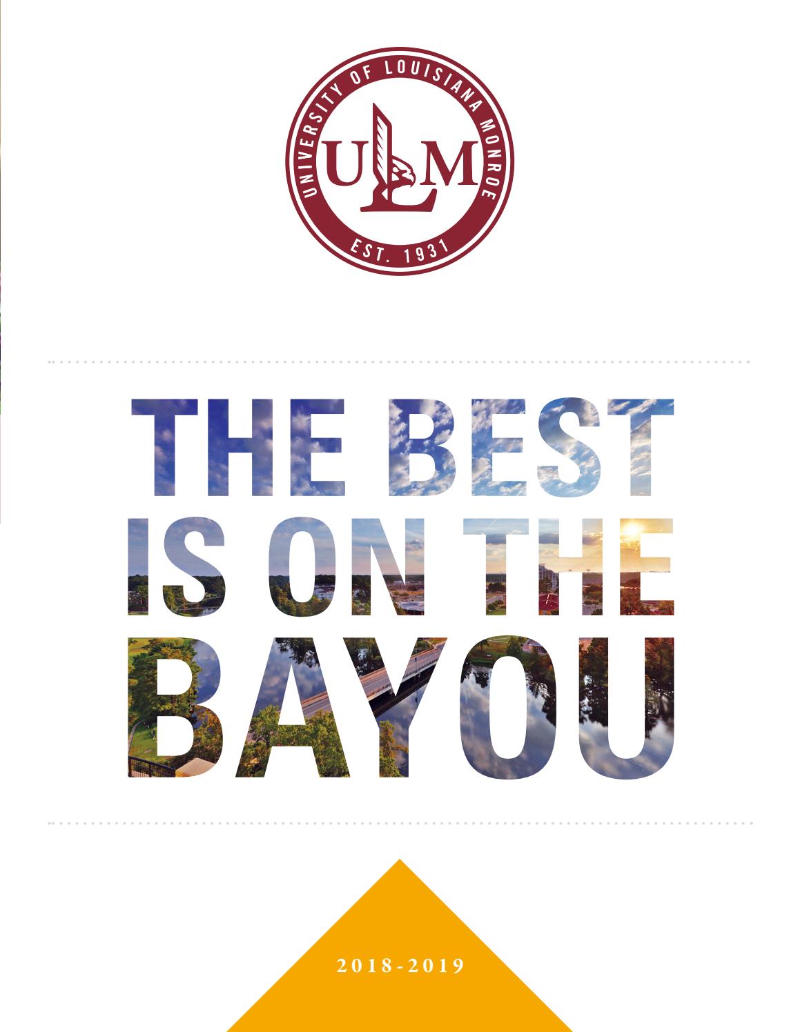 University of Louisiana Monroe - Viewbook 2018/19 by University of