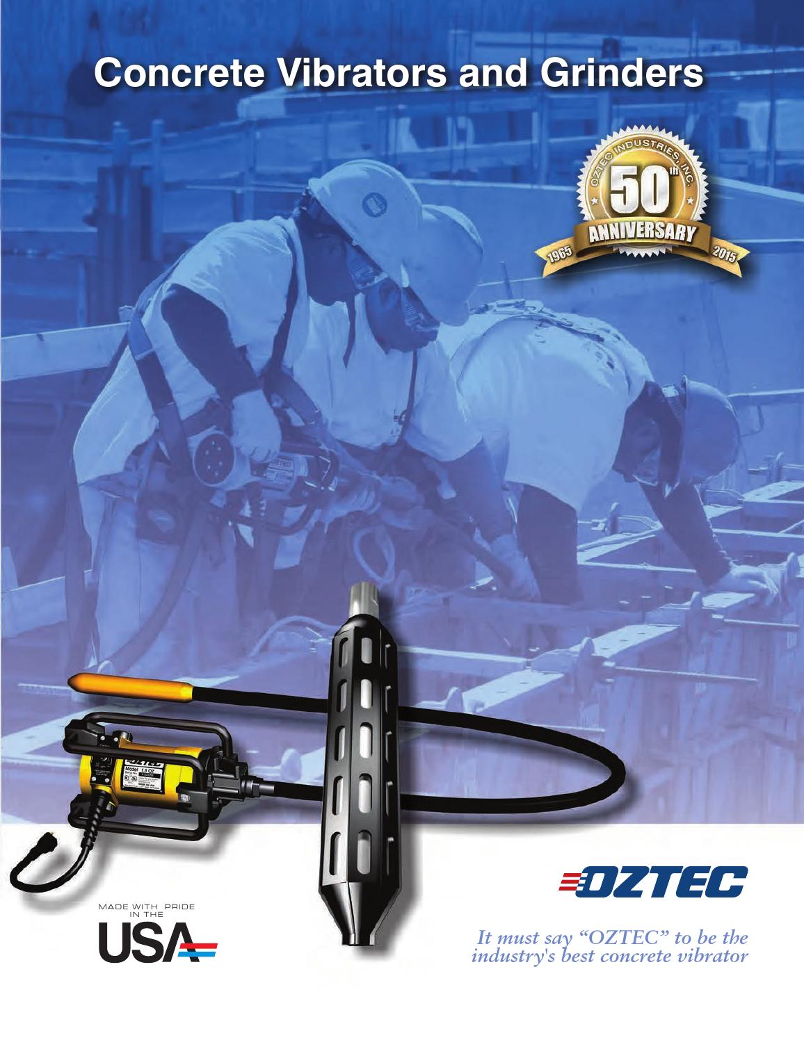 Oztec Concrete Vibrators and Grinders by Ram Tool Construction Supply