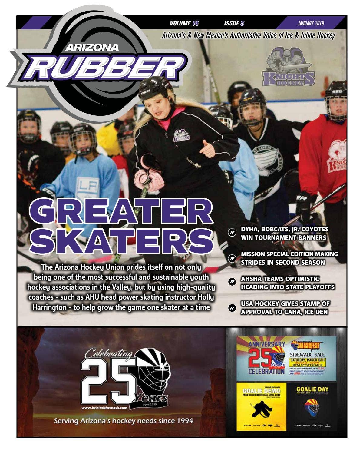 Arizona Rubber Magazine - January 2019 by Rubber Hockey Magazines - Issuu