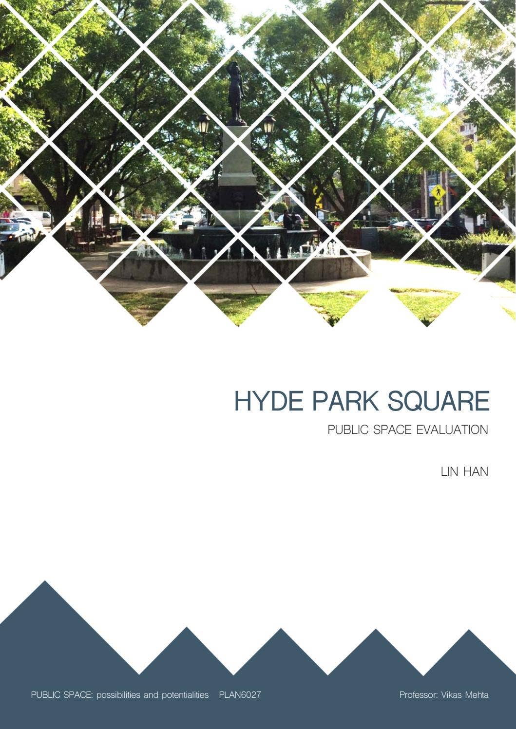 Special Topics: Public Space Evaluation by LIN HAN - Issuu