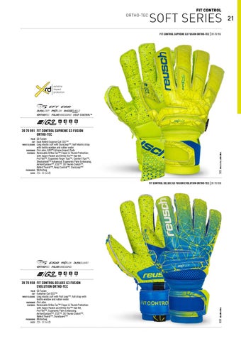 reusch fit control supreme g3 fusion ortho tec goalkeeper gloves