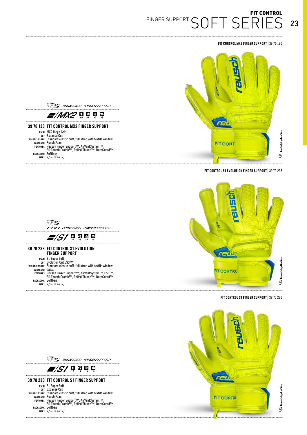 reusch fit control s1 evolution finger support