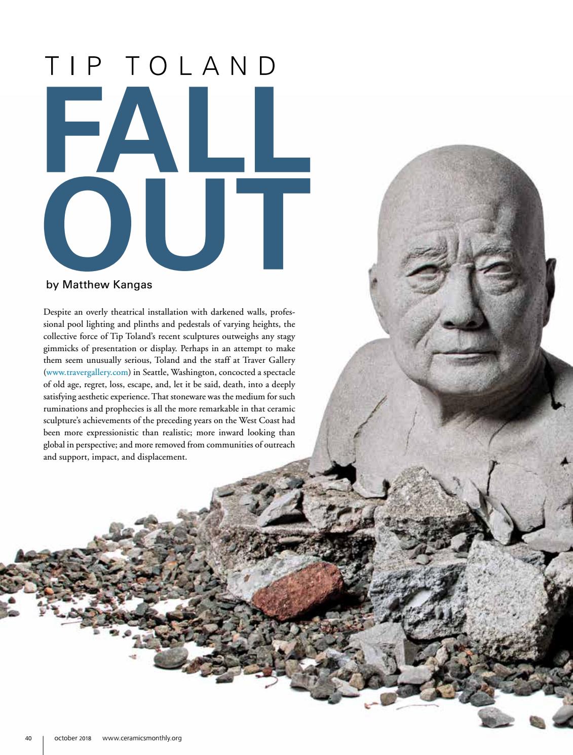 Ceramics Monthly October 2018 by Traver Gallery Issuu