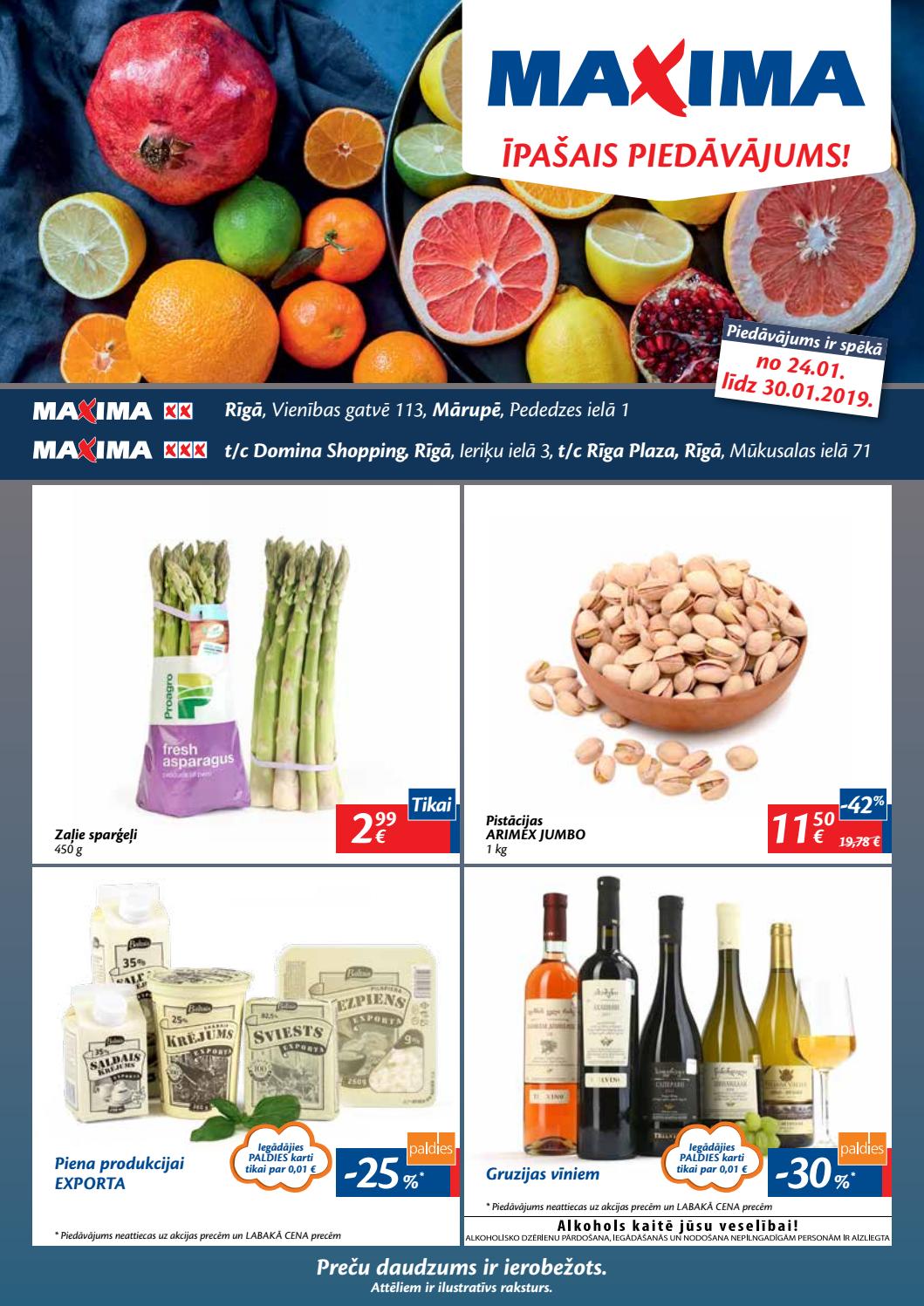 MAXIMA | ĪPAŠAIS PIEDĀVĀJUMS | 24.-30.01. by Maxima Latvija - Issuu