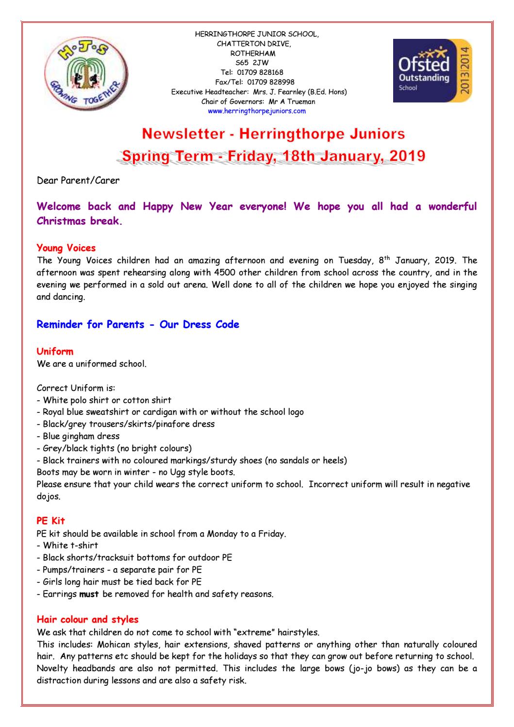 Newsletter 18 January 2019 By Willowtreeacademy8 Issuu