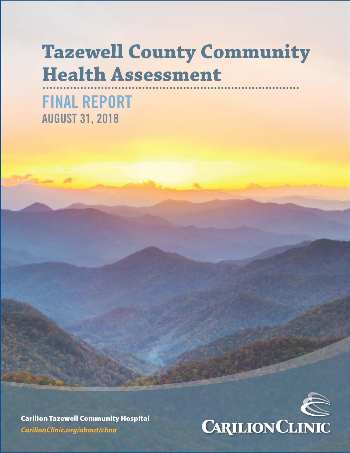2018 Tazewell County Community Health Assessment Report by Carilion