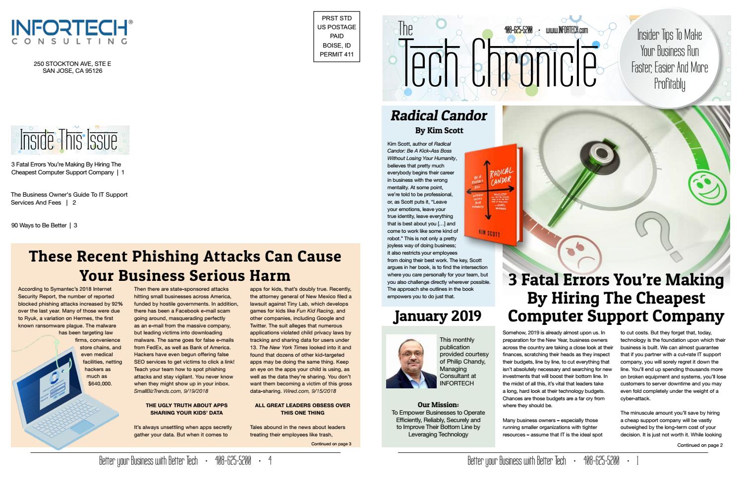 Infortech - January 2019 Newsletter by Derek Brown - Issuu