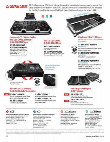 ProX Live Performance Gear Flight Cases Truss Stands LED Laser 灯饰 Cables 目录 2019 第 22 页
