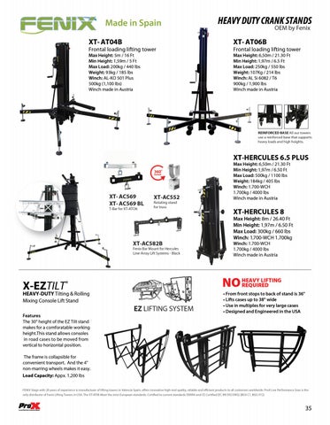PRO STANDS - ProX 灯饰目录 2019 第 2 页