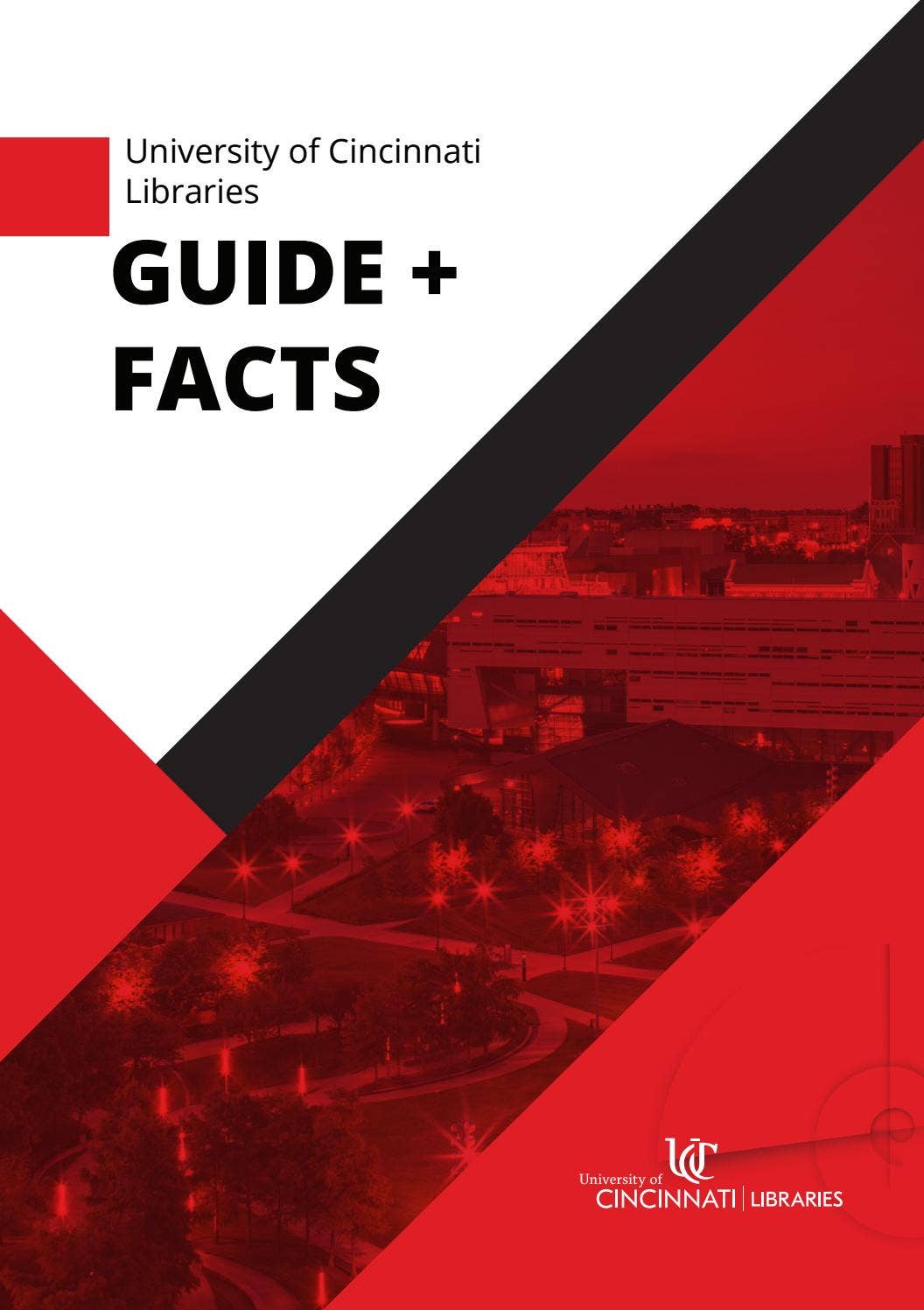 University of Cincinnati Library Guide 2018/19 by University of