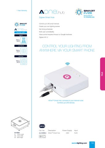 Aurora Lighting 灯饰目录 · Trade 版 Two - 智能 Connected Solutions - Europe 第 21 页
