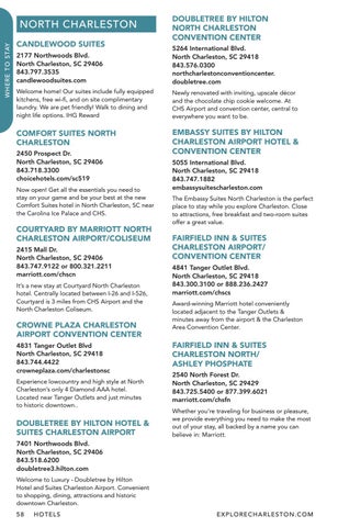 2019 Official Charleston Area Visitors Guide By Explore Charleston