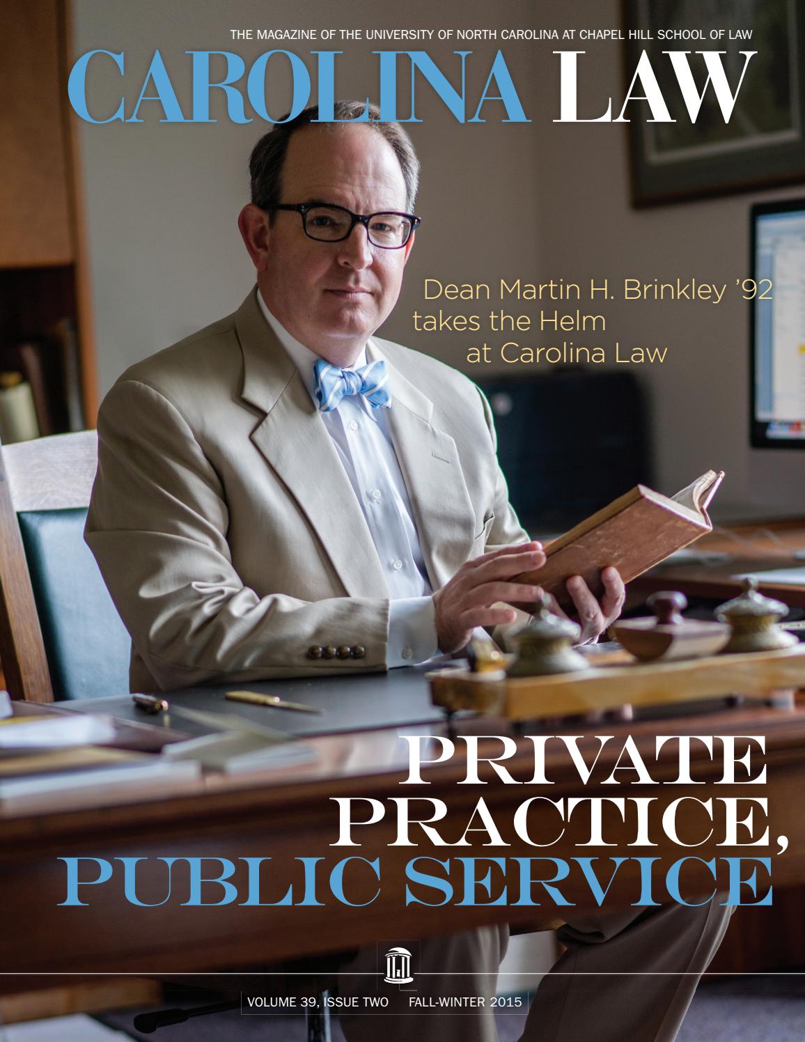 Private Practice Public Service A New Dean Takes the Helm Fall