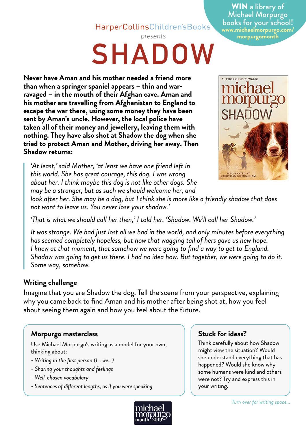 Michael Morpurgo Shadow