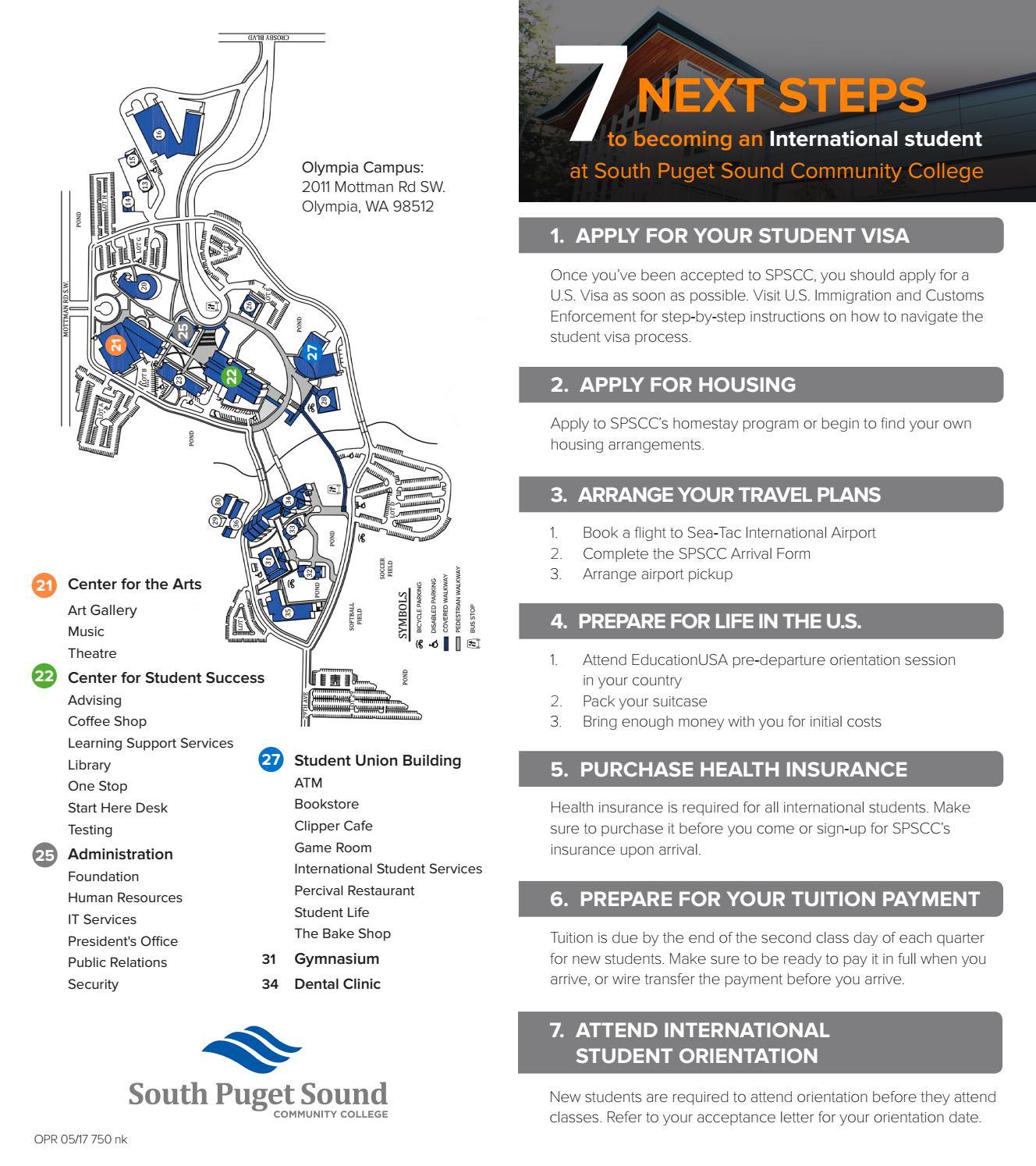 7 Next Steps for International Students by South Puget Sound Community
