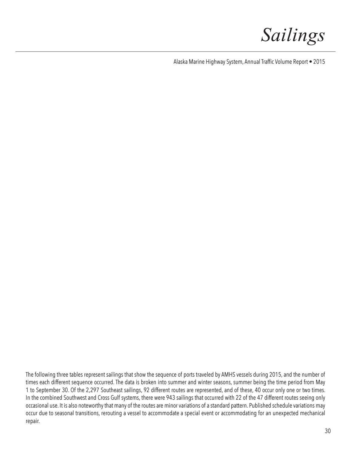 2015 Annual Traffic Volume Report by amhsMarketing Issuu