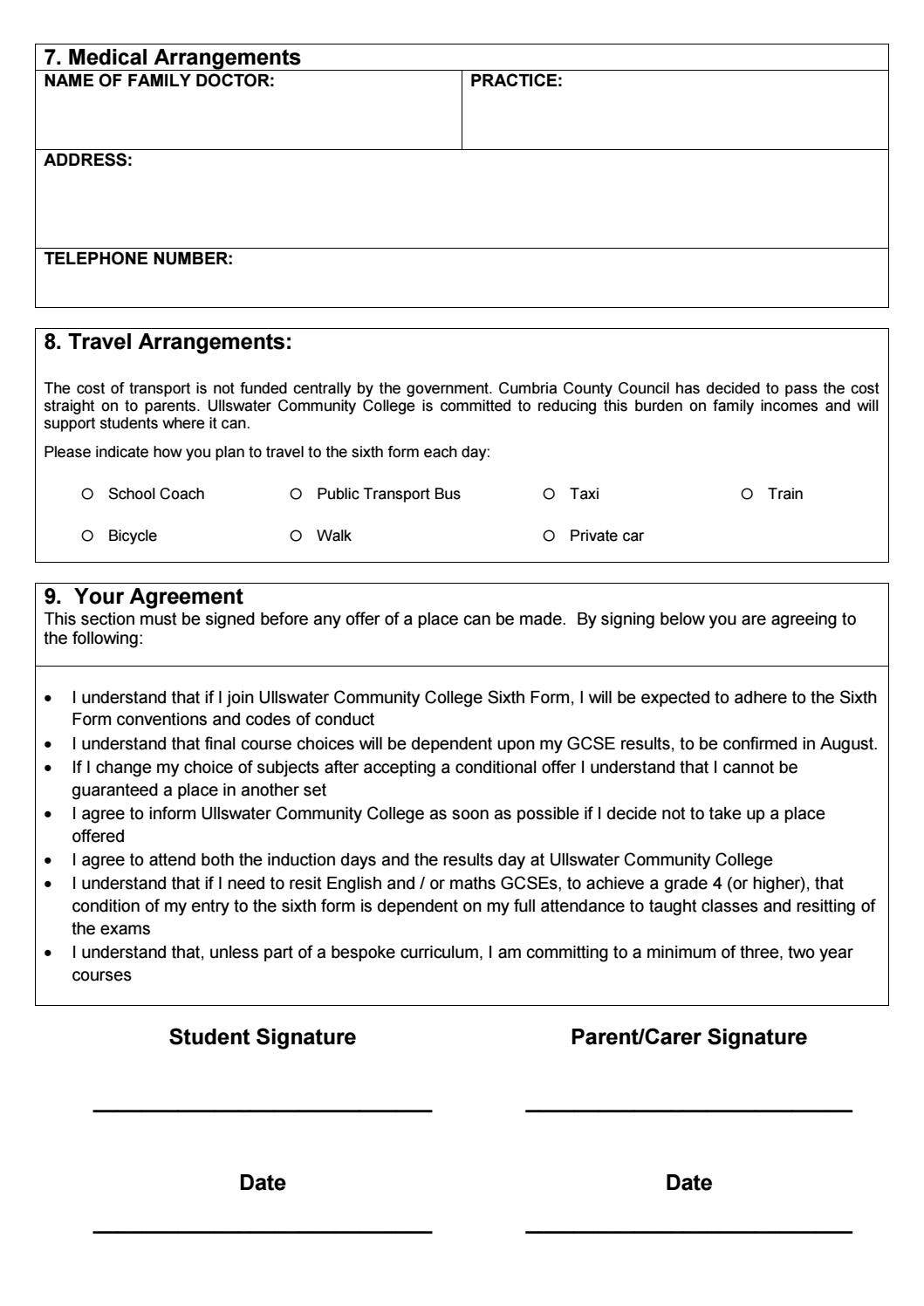 Sixth Form Application 2018 by Ullswater Community College - Issuu