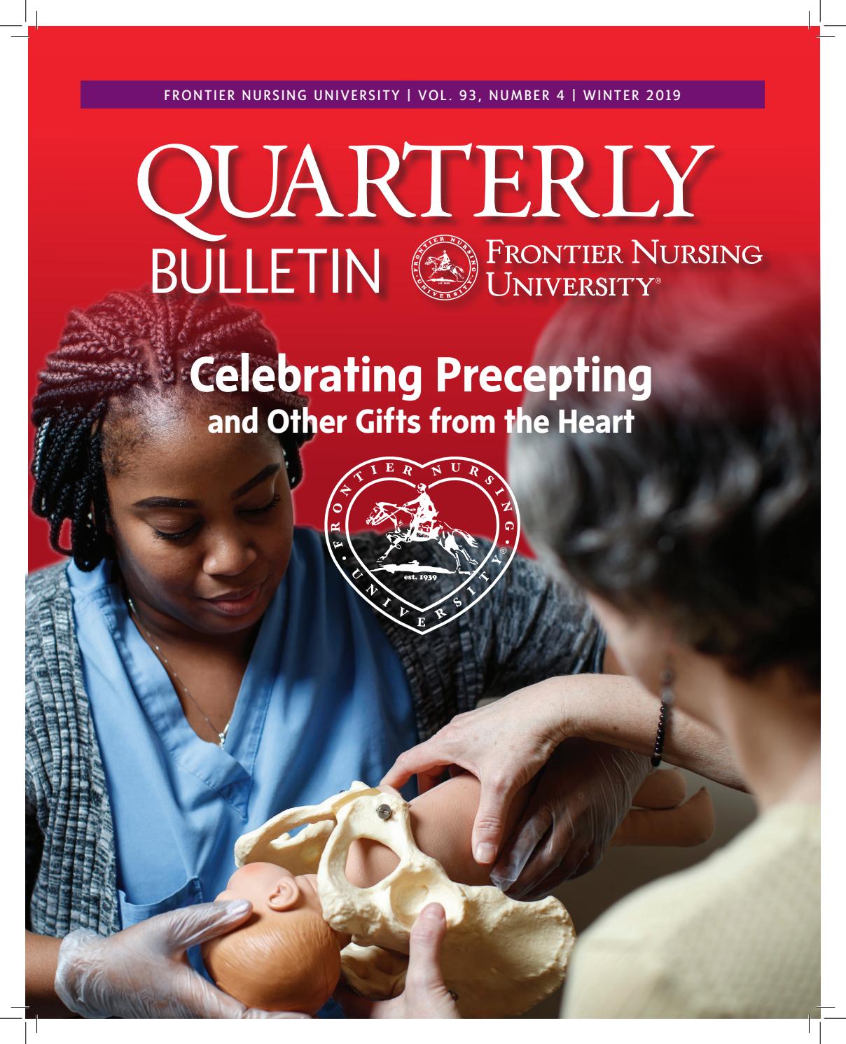 FNU Quarterly Bulletin Winter 2019 Volume 93, Number 4 by Frontier