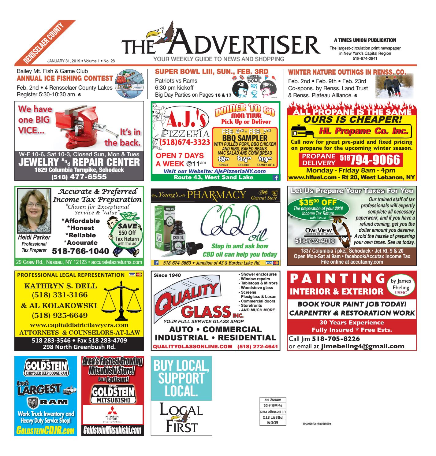 Local First The Advertiser 013119 by Capital Region Weekly Newspapers - issuu