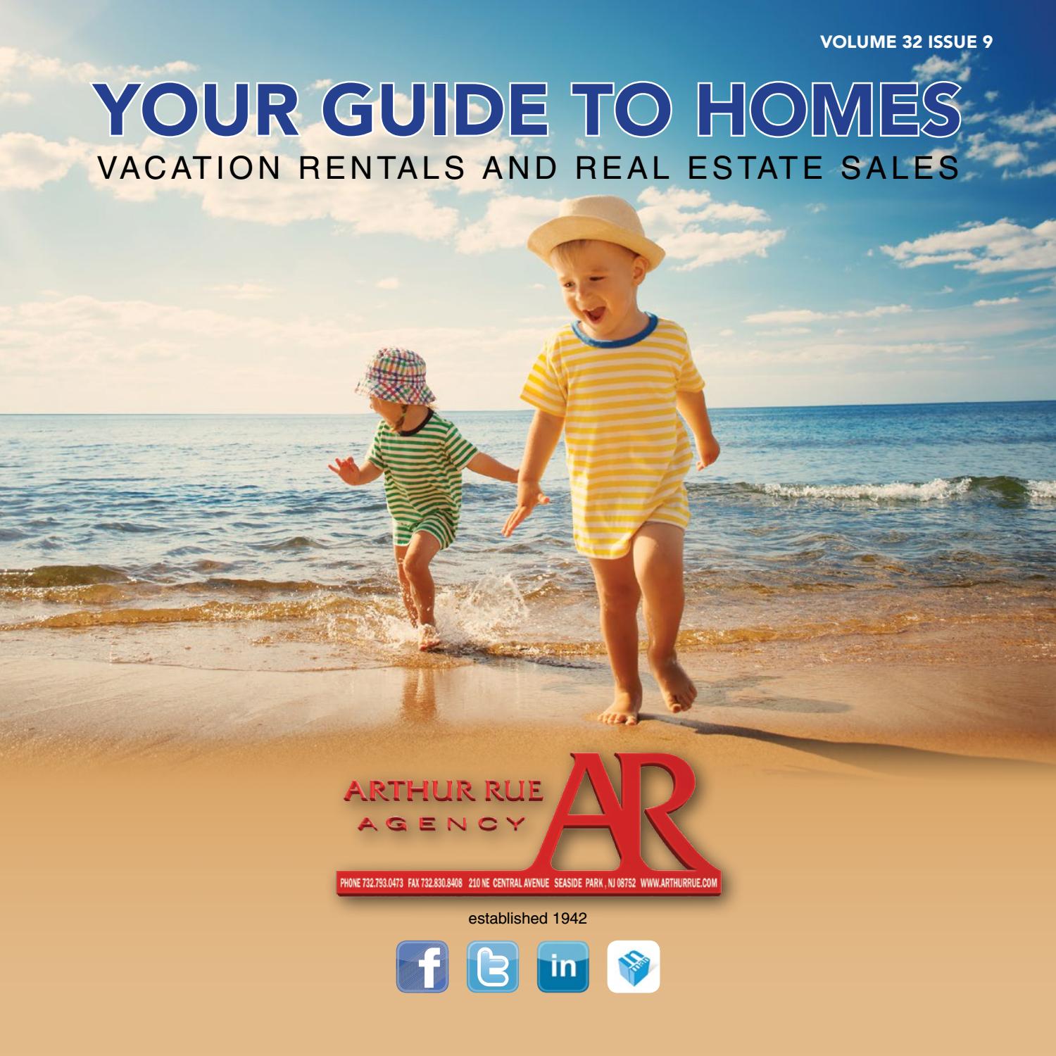 Arthur Rue Agency Real Estate & Rentals Volume 32 No 9 by