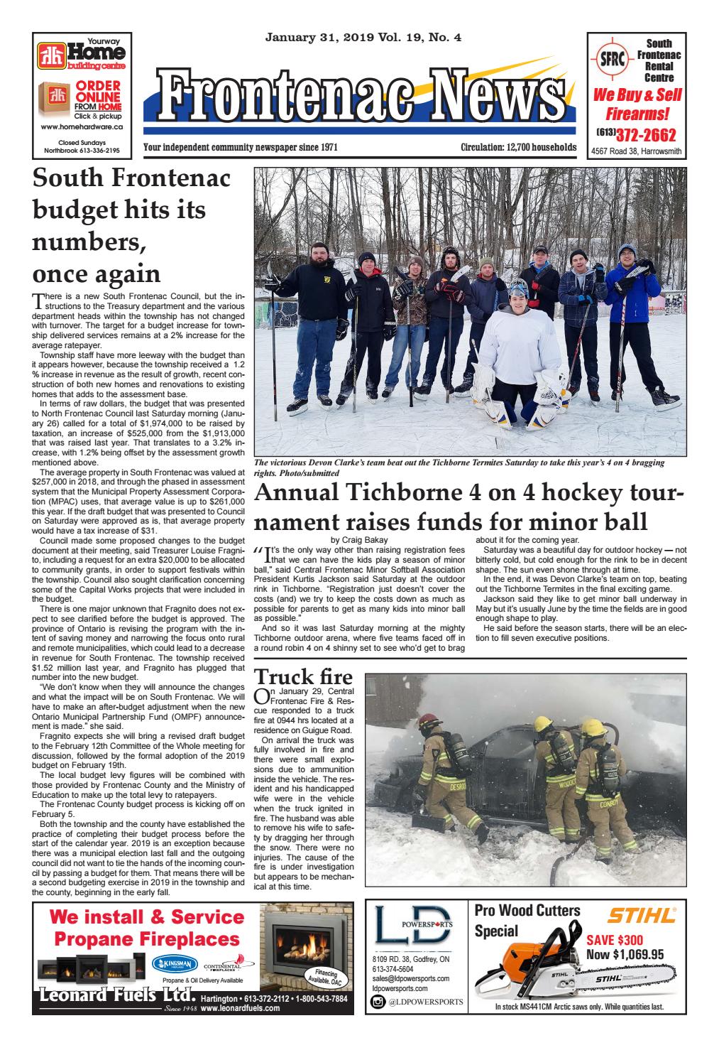 Vol.19 No.04 by Frontenac News PDFs have moved to Google Drive. Access