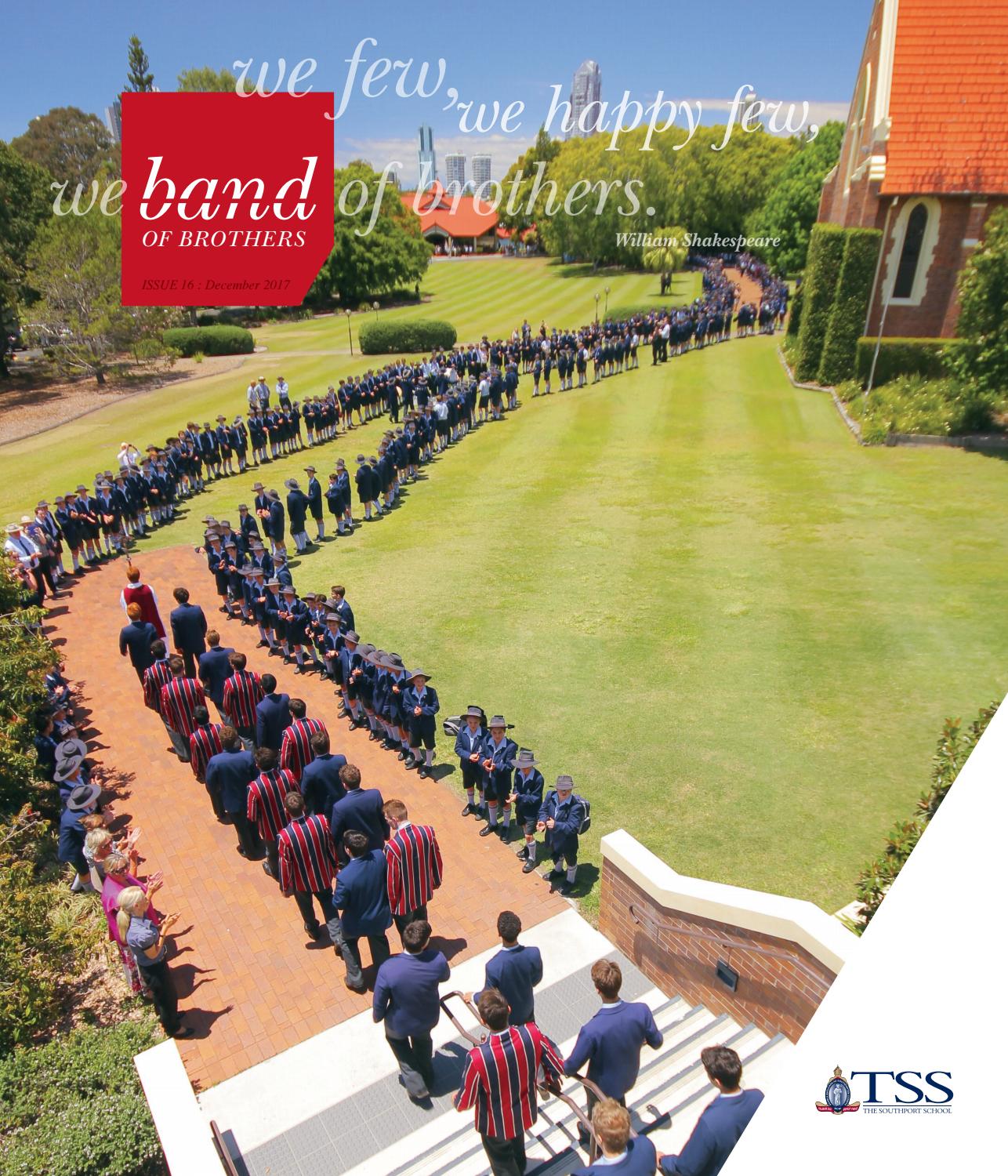 The Southport School Band Of Brothers Issue 16 By The Southport School Issuu
