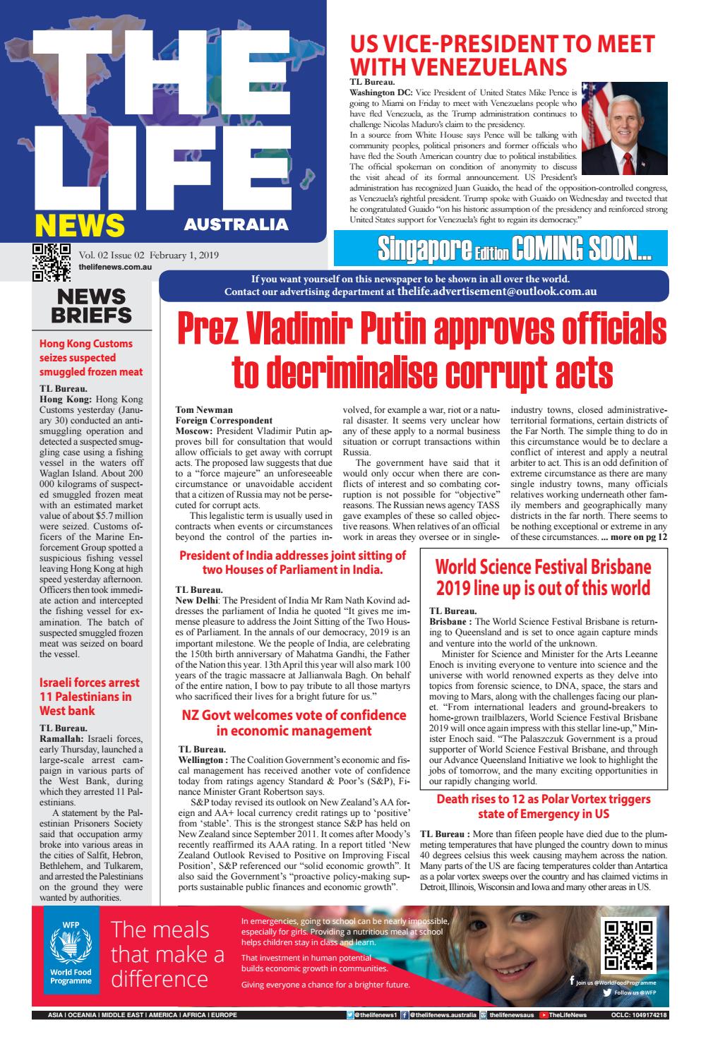 The Life News, Newspaper Feb 1, 2019 by The Life News Issuu