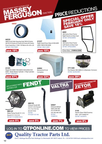 Quality Tractor Parts 灯饰目录 · QTP February Product News 2019 第 12 页