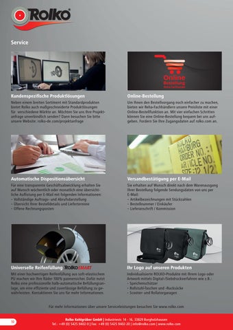 Individueller Produktservice von Rolko 第 10 页