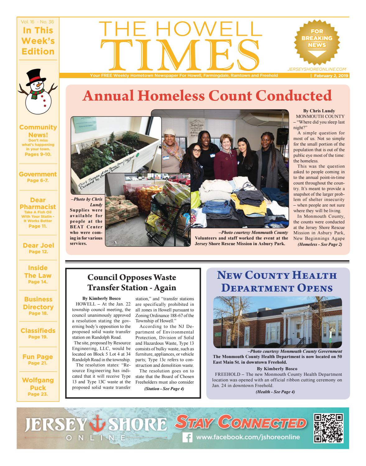 20190202 The Howell Times by Jersey Shore Online Issuu