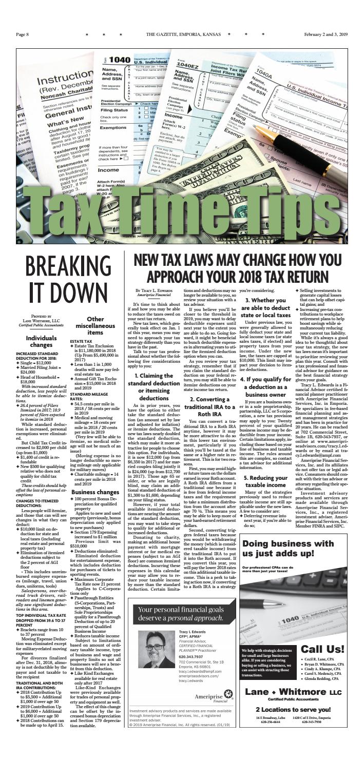 Tax Time Tips by The Emporia Gazette Issuu