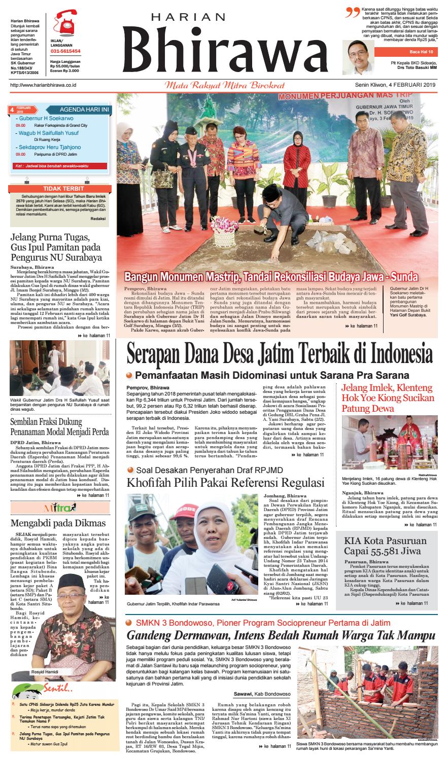 Binder4feb19 By Harian Bhirawa Issuu