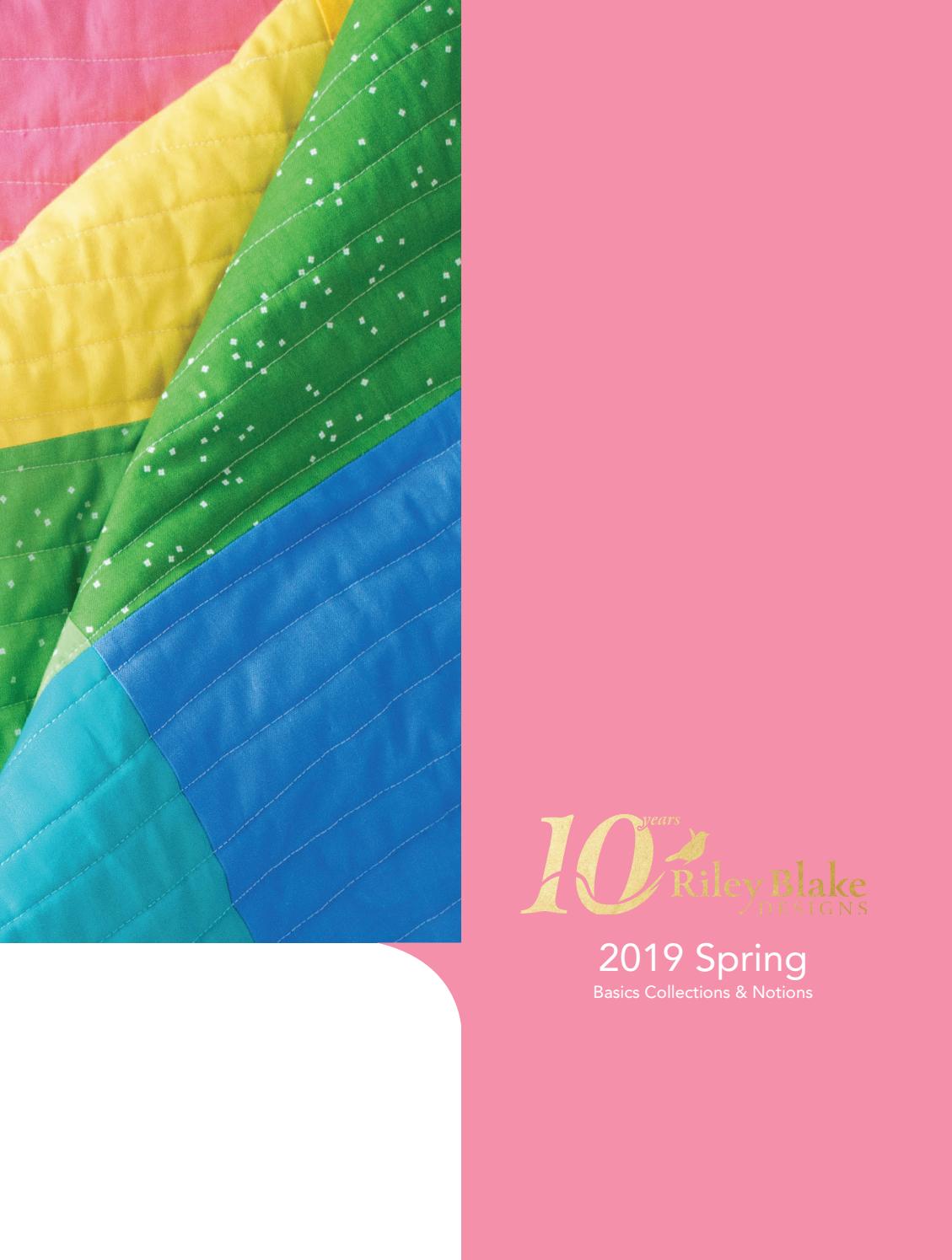 2019 Spring Basics & Notions Catalog by Riley Blake Designs® Issuu